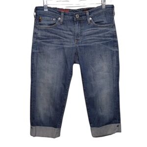 Ag Adriano Goldschmeid The Liberty Cuff Cropped Jeans